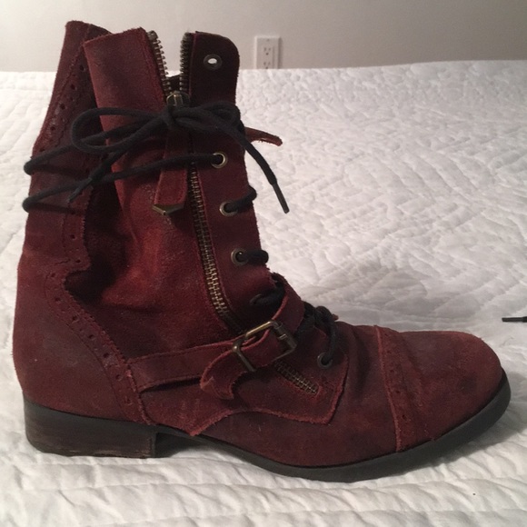 Aldo bourdeaux color Moro Boots - Picture 2 of 8